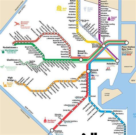 new jersey transit map.